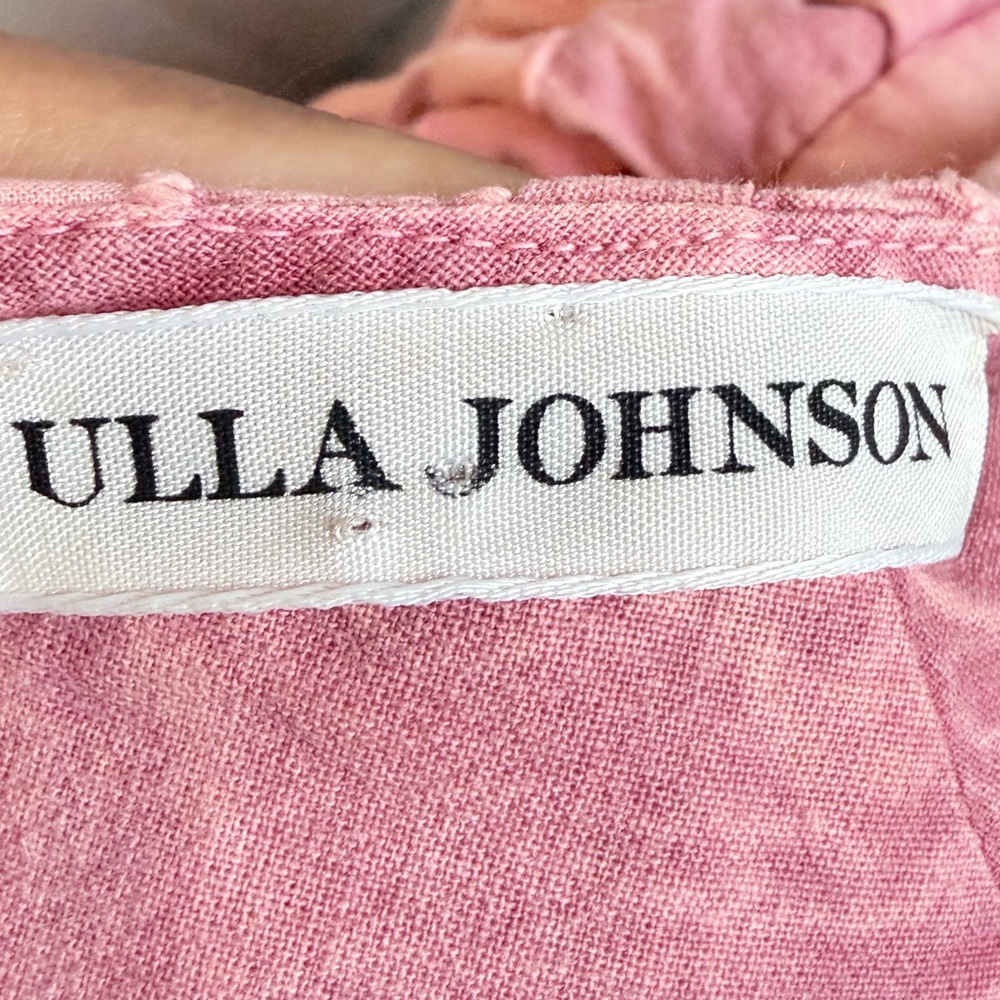 Ulla Johnson Omaira Balloon Sleeve Mini Dress $725 size 4 - Picture 9 of 10